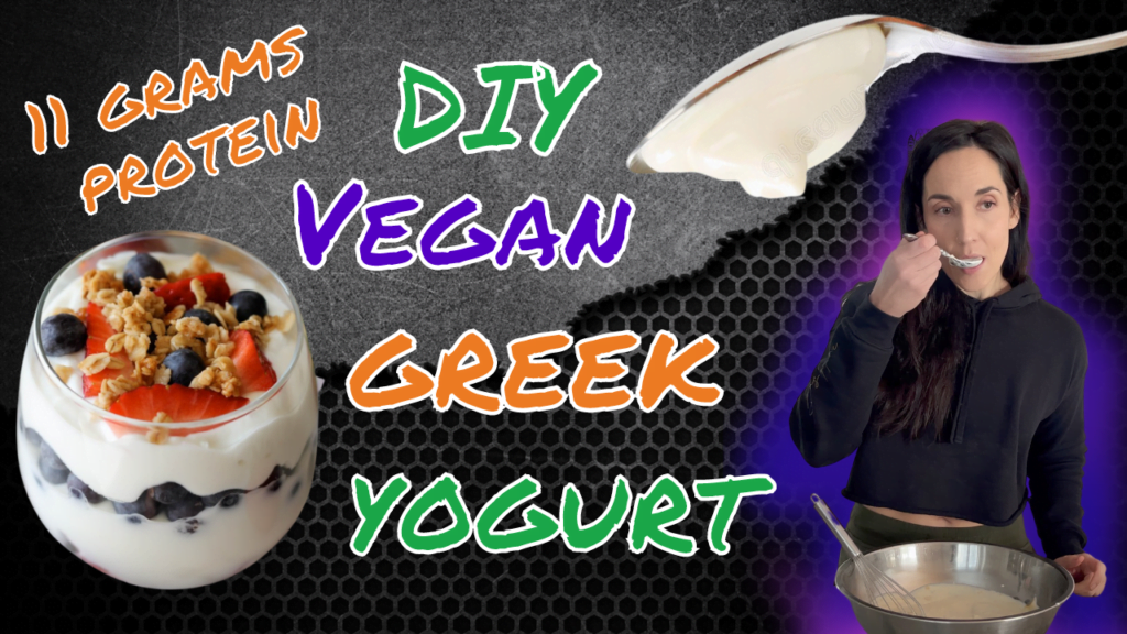 High Protein Vegan Greek Yogurt Recipe Video Vegan Proteins